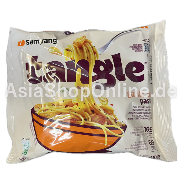 Tangle Pasta mit Knoblauch Öl - SAMYANG - 100g