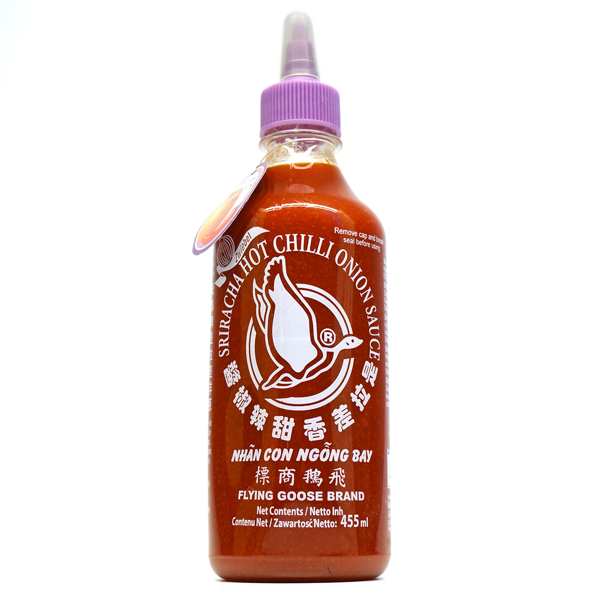 Sriracha Hot Chili Onion Sauce - Flying Goose - 455ml
