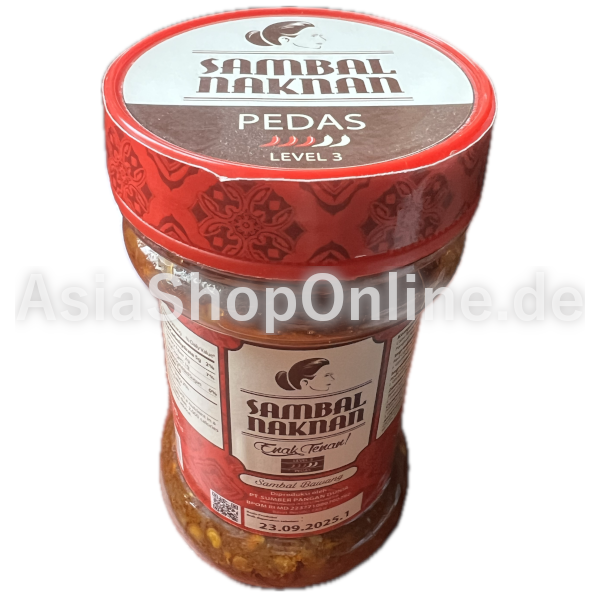 Sambal Bawang level 3 - Naknan - 140gr