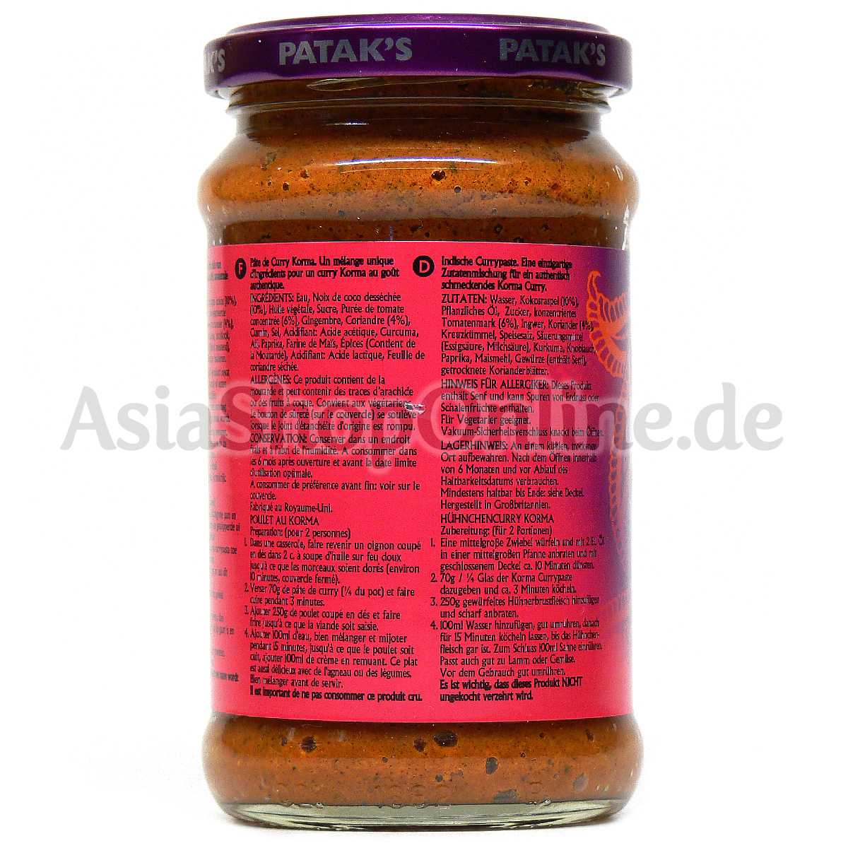 Pataks Korma Currypaste